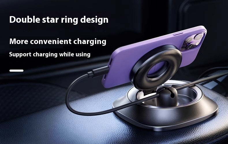 Magnetic Car Phone Holder – Foldable Suction Mount (Upgrade Version)