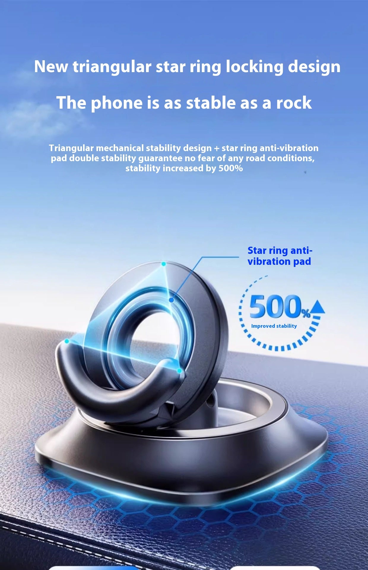 Magnetic Car Phone Holder – Foldable Suction Mount (Upgrade Version)